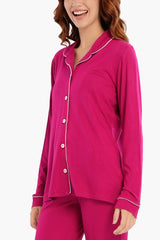 بيجاما فيسكوز باكمام طويلة - Carinasaudi.com