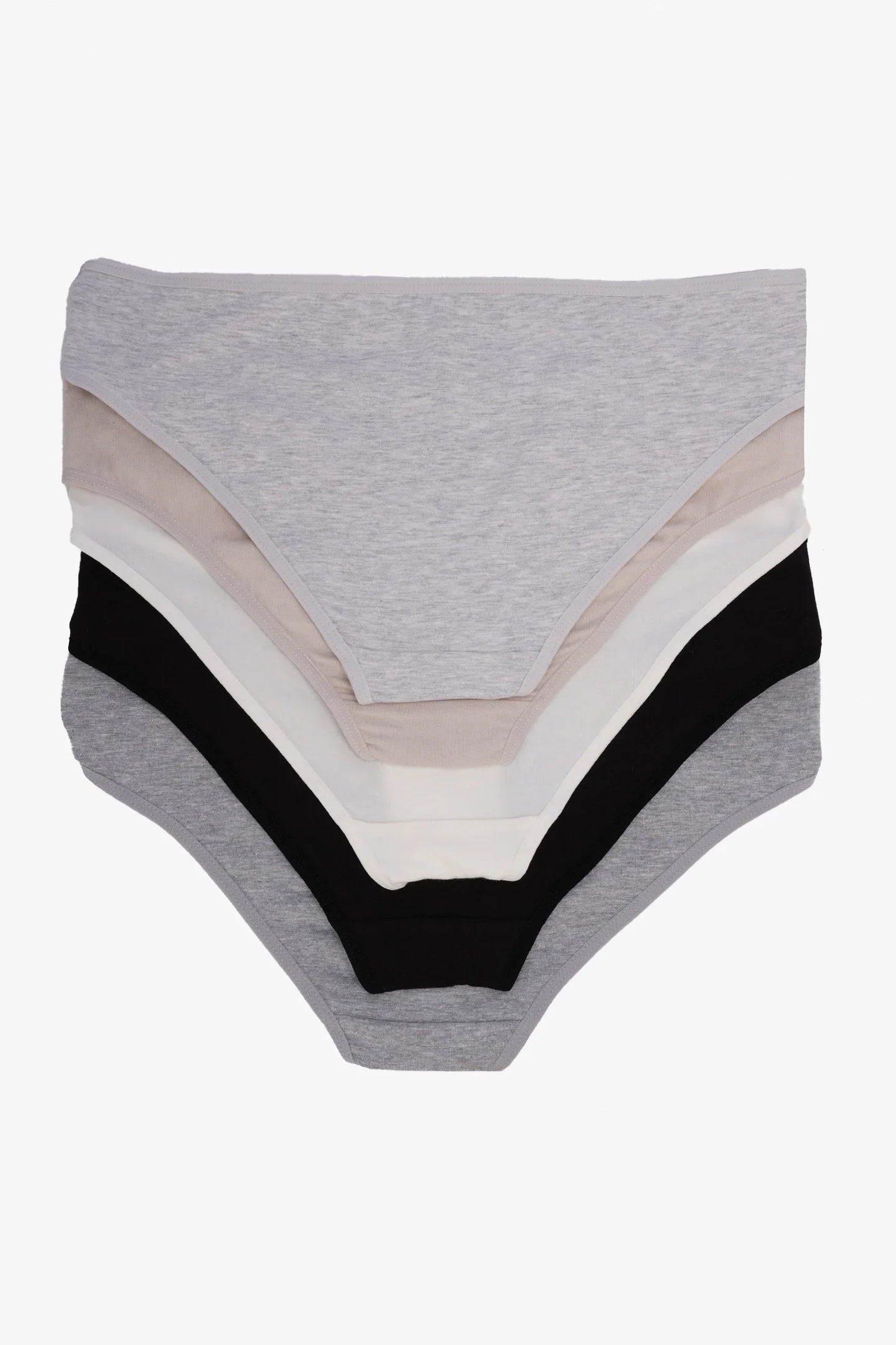 عبوة من ٥ سراويل داخلية بيكيني ملونة - Carinasaudi.com