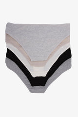 عبوة من ٥ سراويل داخلية بيكيني ملونة - Carinasaudi.com