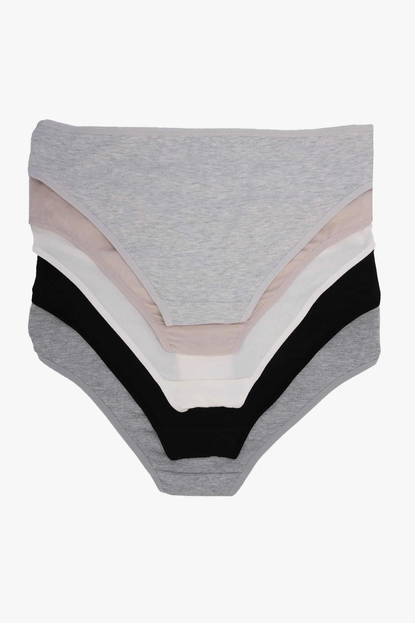 عبوة من ٥ سراويل داخلية بيكيني ملونة - Carinasaudi.com
