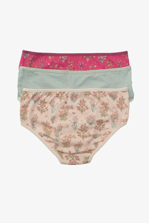 Pack of 3 colorful briefs