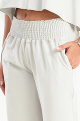 بنطال بيجاما بخصر عريض - Carinasaudi.com