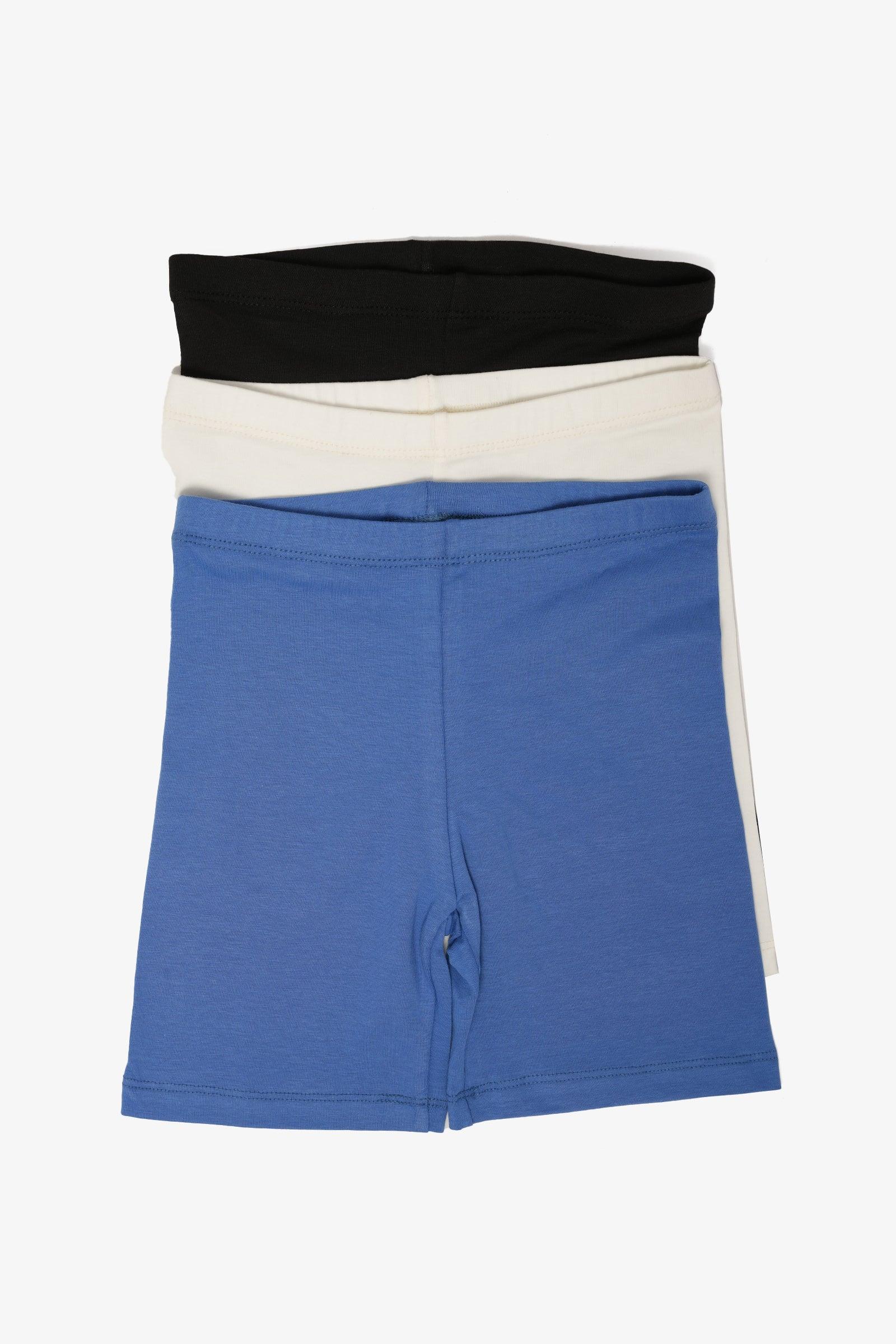 مجموعة من 3 شورتات ركوب الدراجات للفتيات - Carinasaudi.com