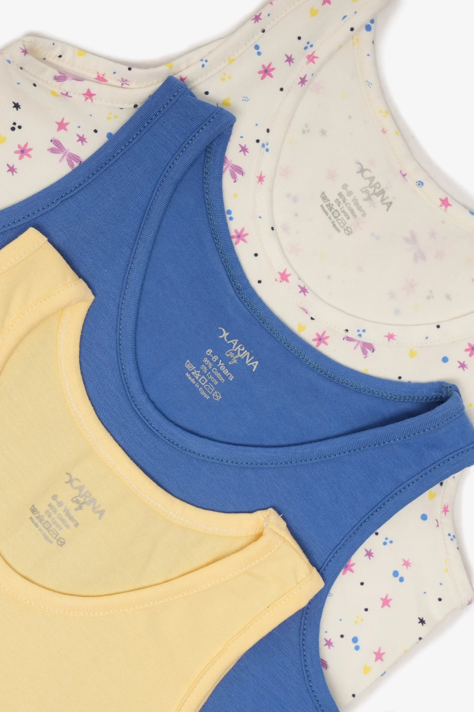 مجموعة من 3 قطع علوية أساسية للبنات - Carinasaudi.com