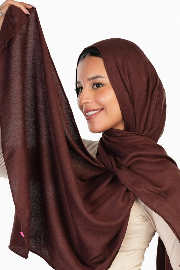 Plain printed scarf