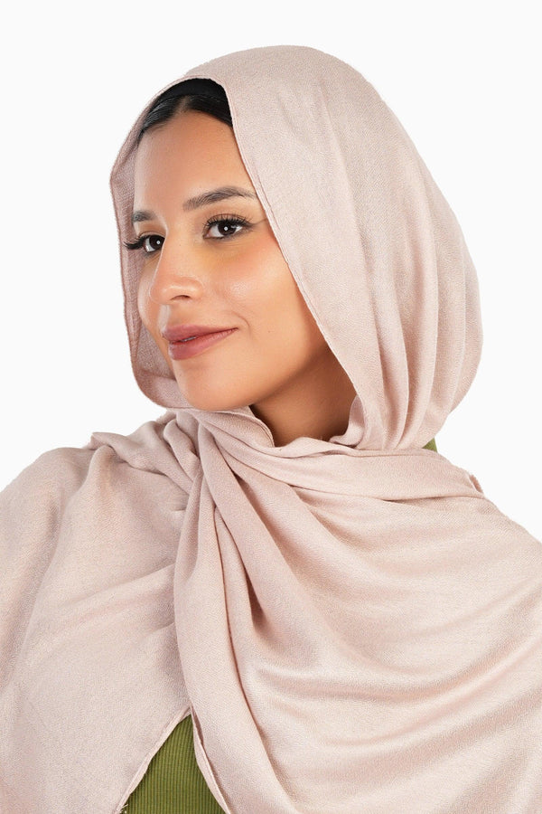 Plain printed scarf