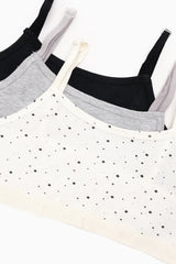 مجموعة من 3 حمالات صدر للبنات - Carinasaudi.com