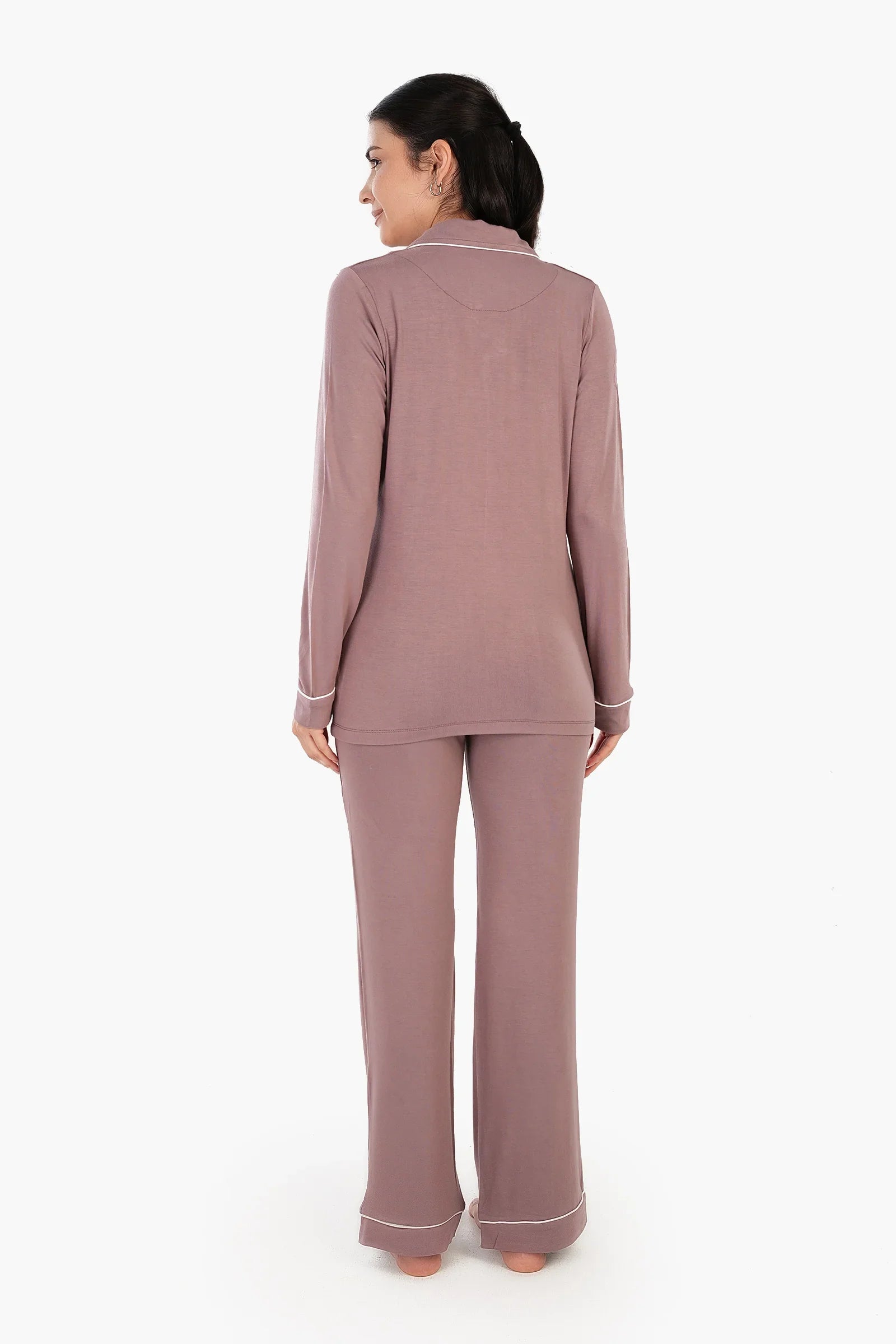 بيجاما فيسكوز باكمام طويلة - Carinasaudi.com