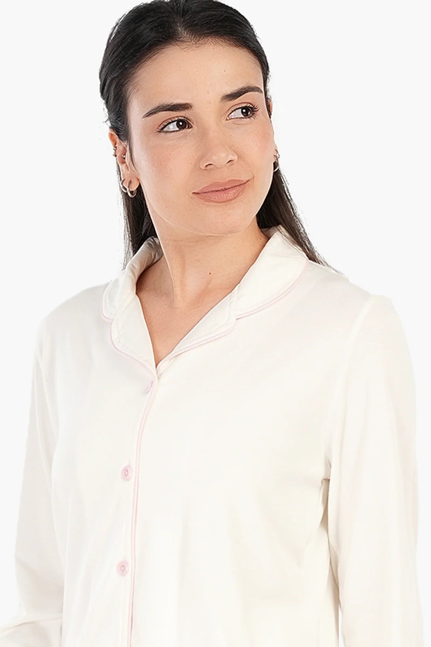 بيجاما فيسكوز باكمام طويلة - Carinasaudi.com