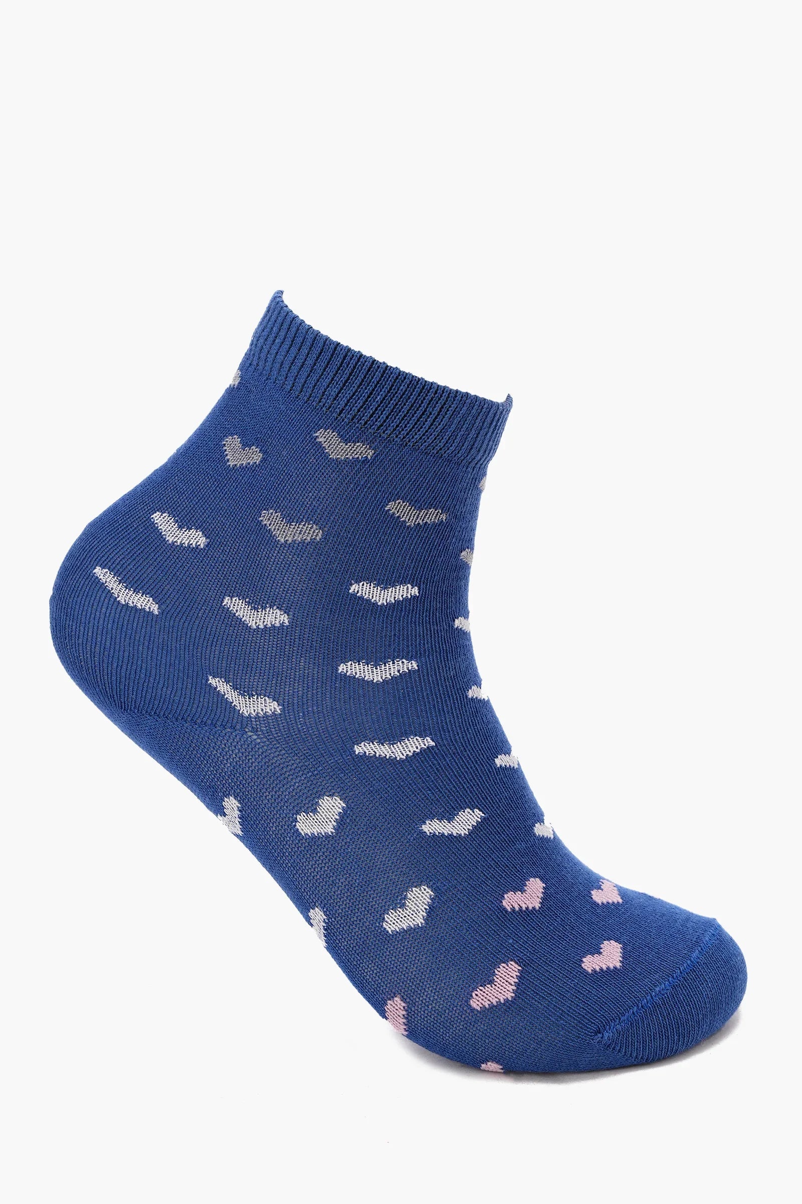 جوارب قلوب للبنات - 5 أزواج - Carinasaudi.com