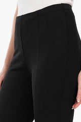 بنطال بخصر عالي و بقصة ساق شارلستون و بفتحة ساق امامية - Carinasaudi.com