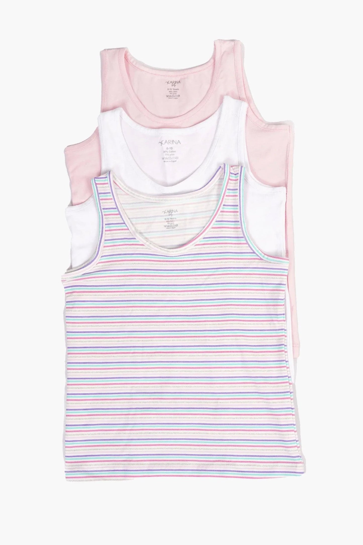 مجموعة من 3 قطع علوية أساسية للبنات - Carinasaudi.com