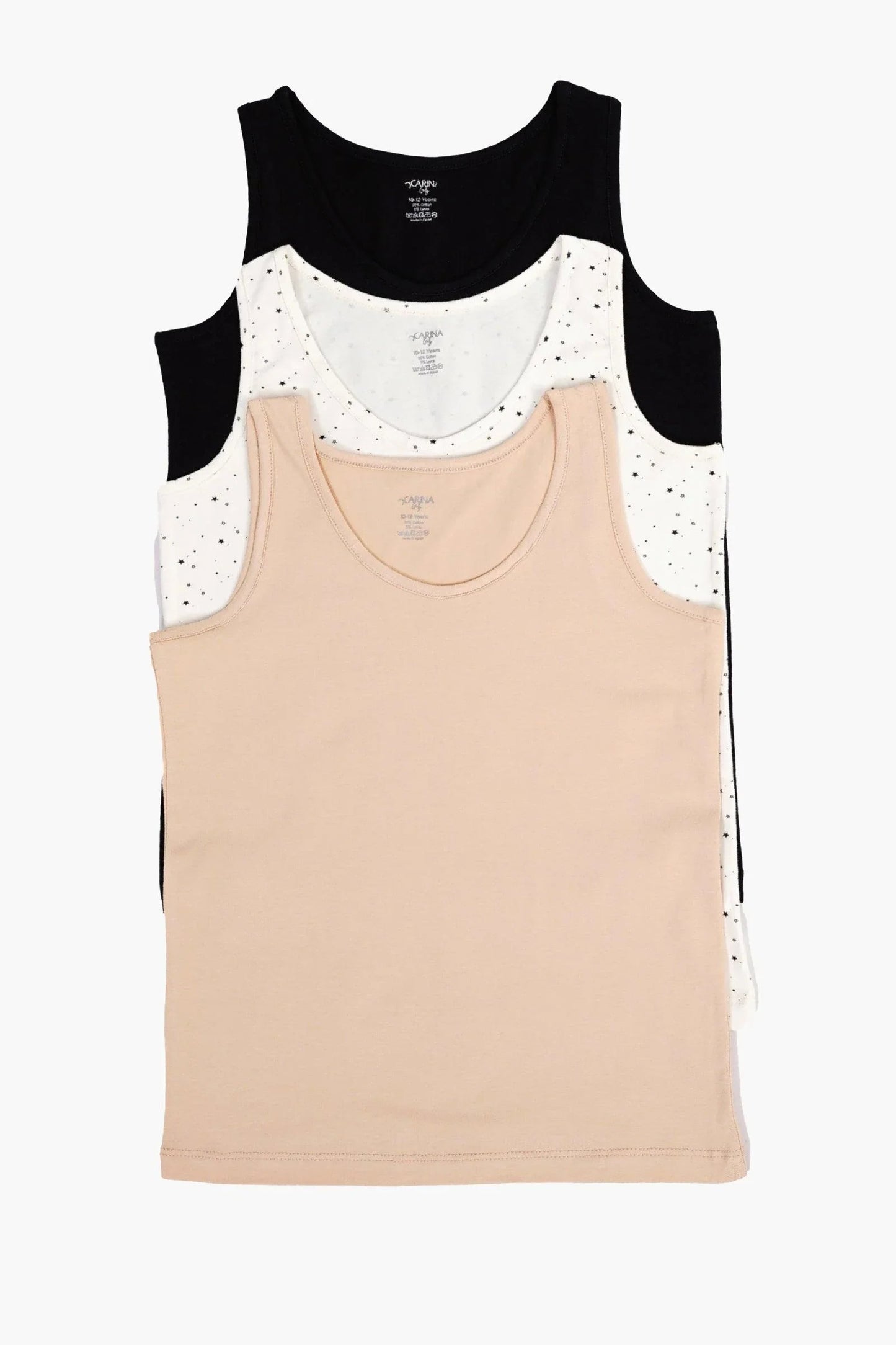 مجموعة من 3 قطع علوية أساسية للبنات - Carinasaudi.com