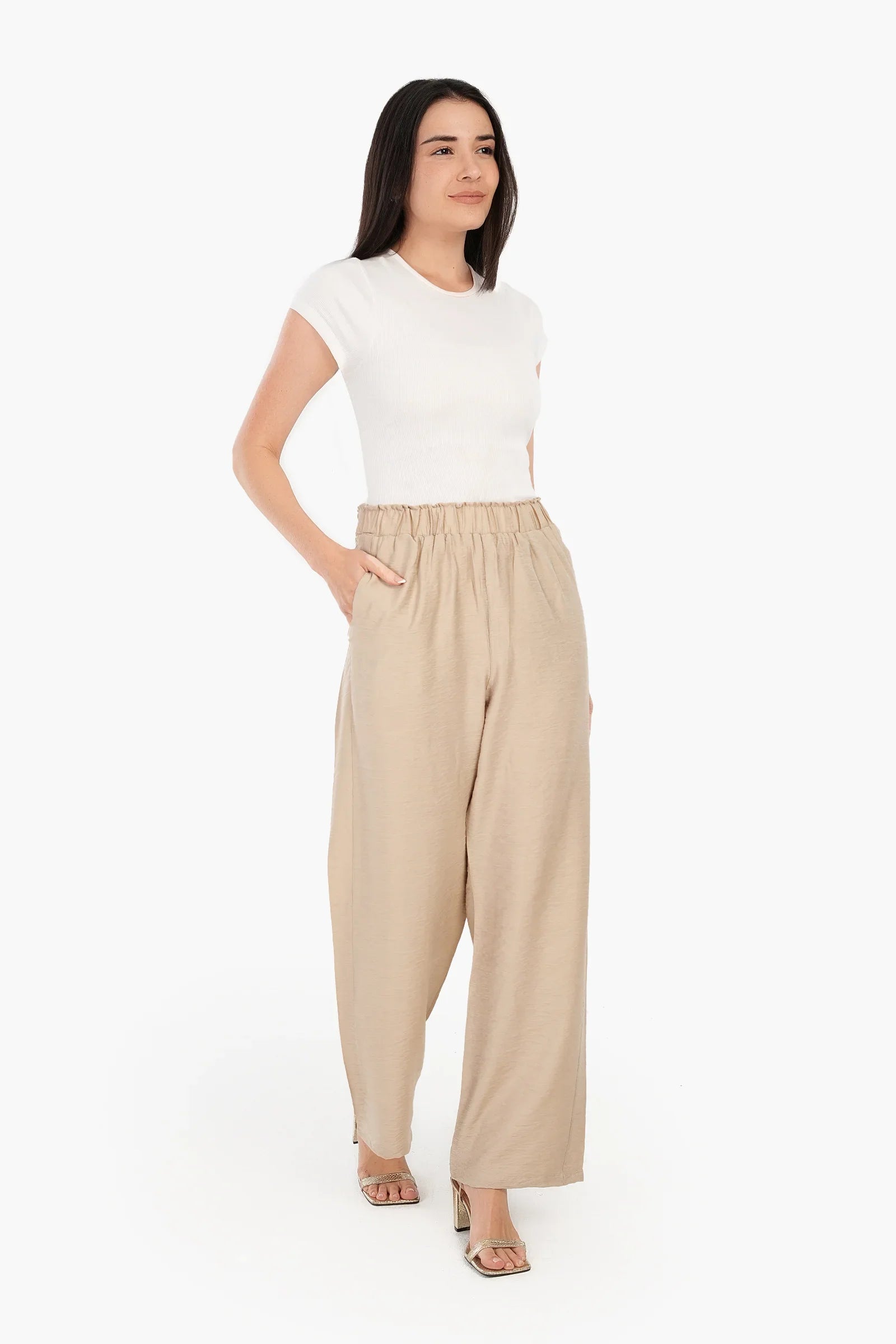 بنطال بساق واسعة - Carinasaudi.com