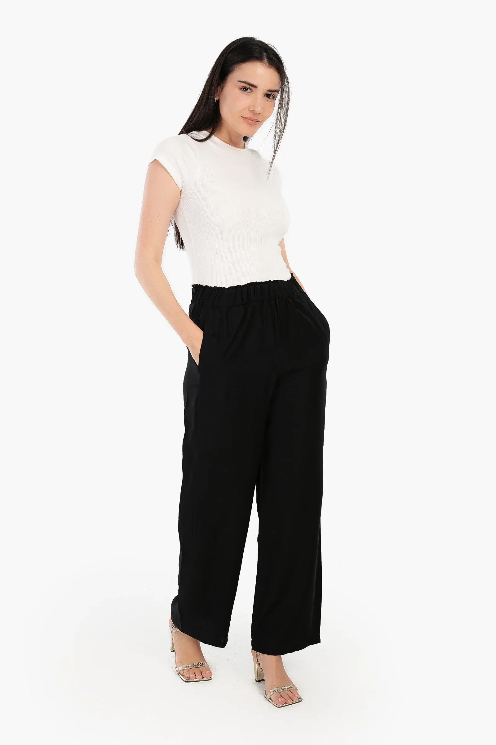 بنطال بساق واسعة - Carinasaudi.com