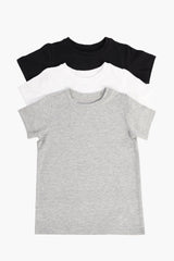 مجموعة من 3 قمصان قصيرة الأكمام للبنات - Carinasaudi.com