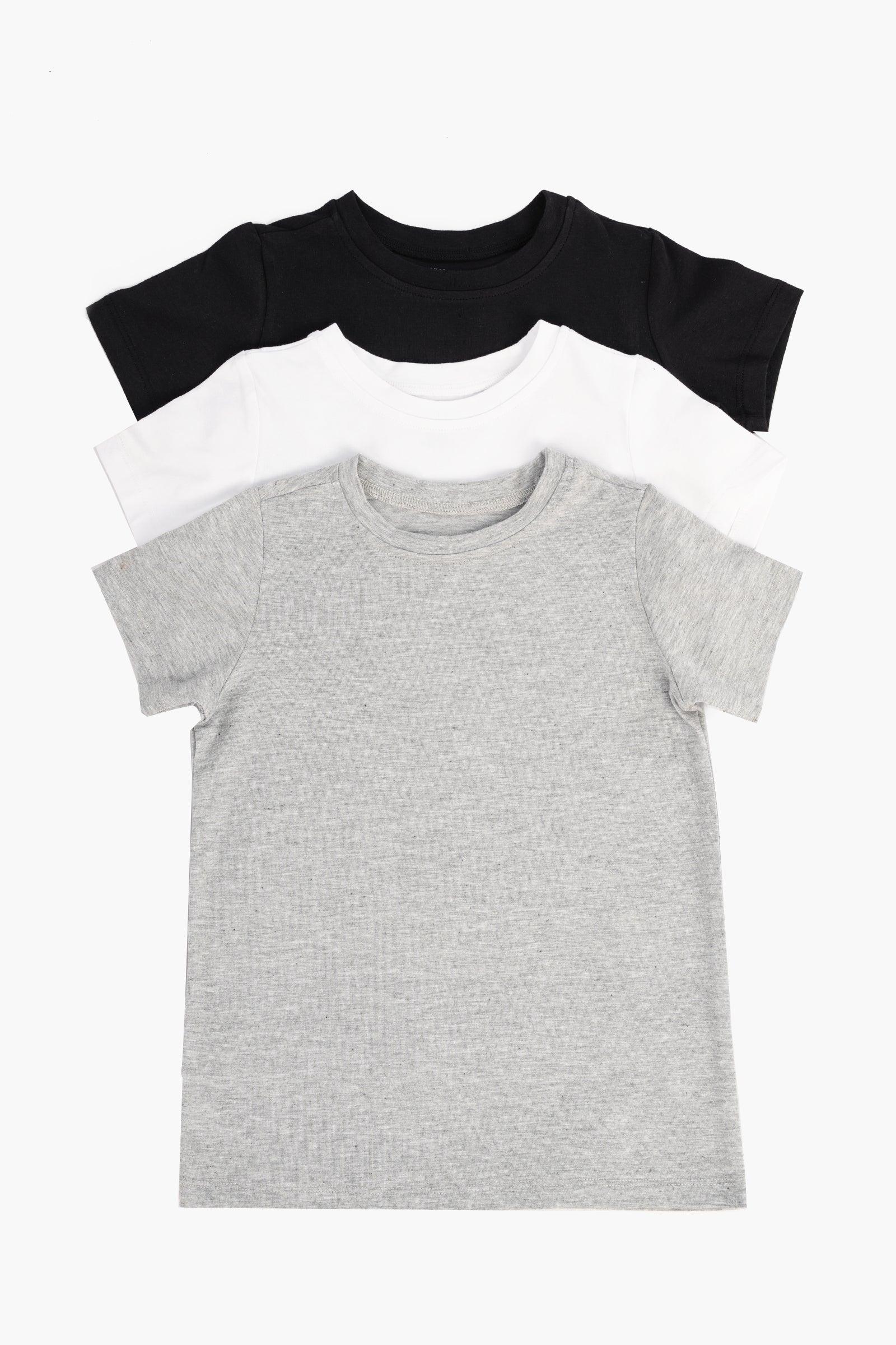 مجموعة من 3 قمصان قصيرة الأكمام للبنات - Carinasaudi.com