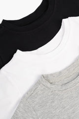 مجموعة من 3 قمصان قصيرة الأكمام للبنات - Carinasaudi.com