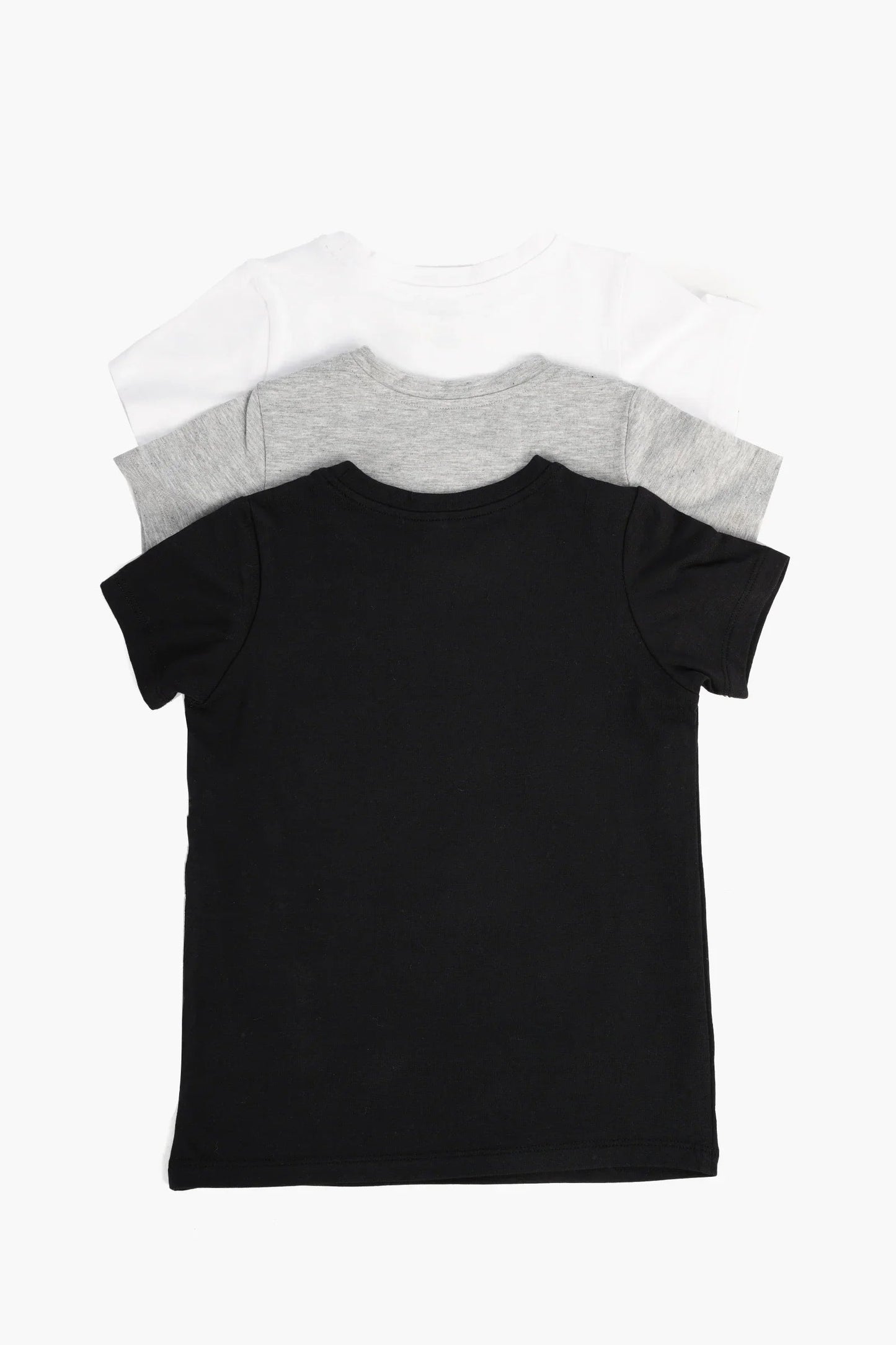 مجموعة من 3 قمصان قصيرة الأكمام للبنات - Carinasaudi.com