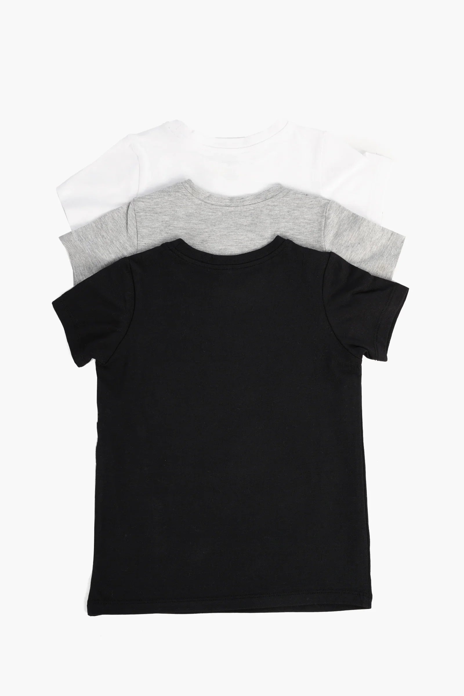 مجموعة من 3 قمصان قصيرة الأكمام للبنات - Carinasaudi.com