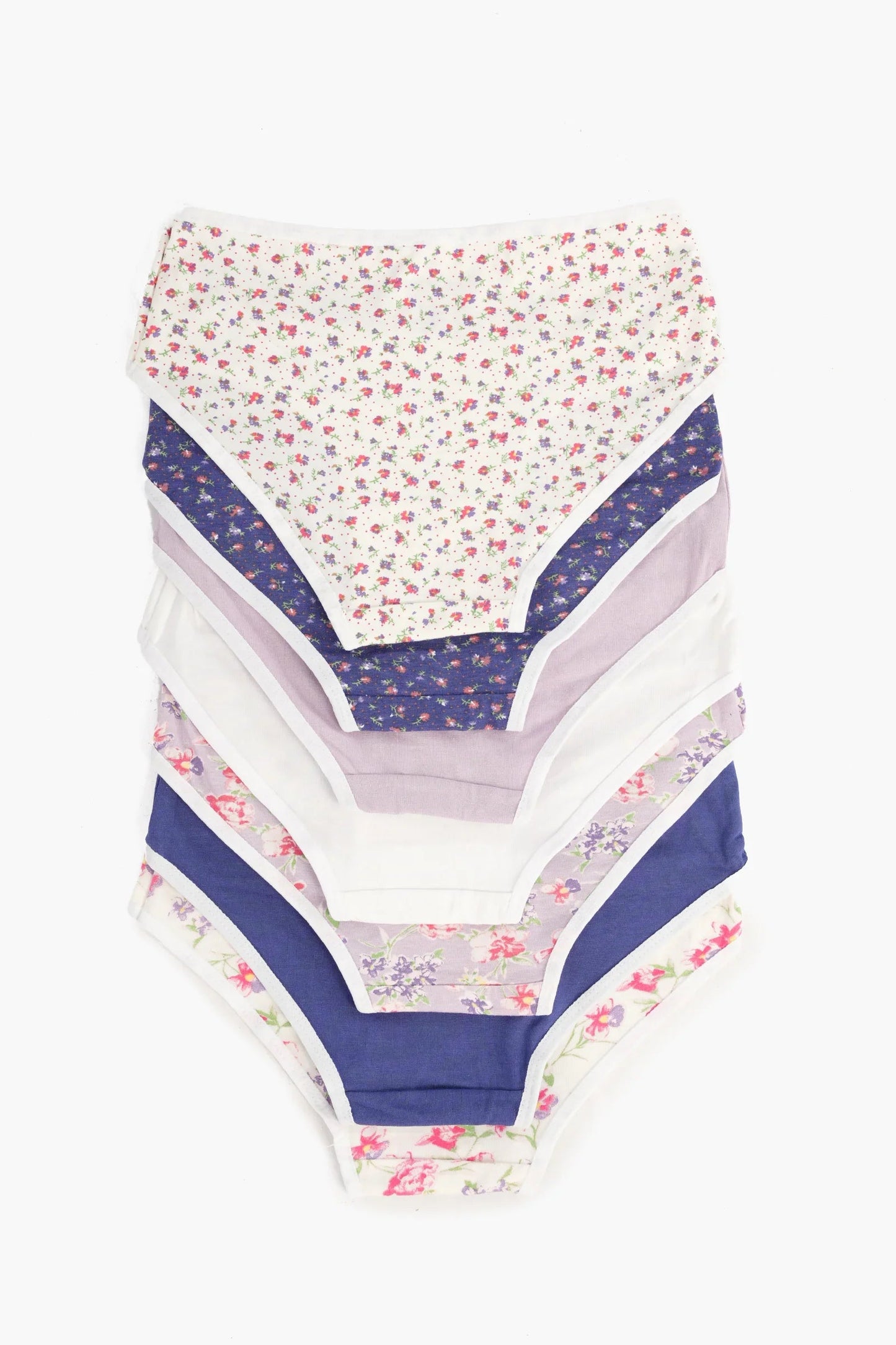 عبوة من ٧ سراويل داخلية بريف ملونة - Carinasaudi.com