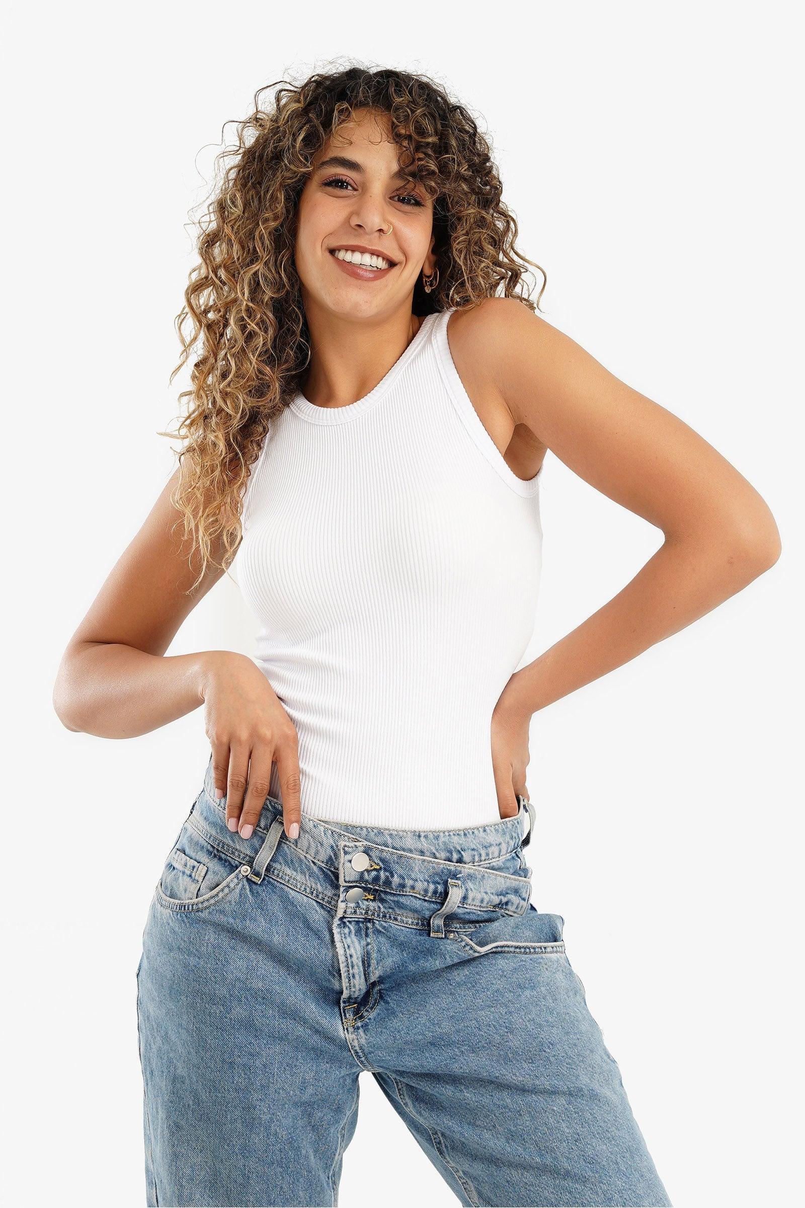 بلوزة مايكروفيبر بدون اكمام - Carinasaudi.com