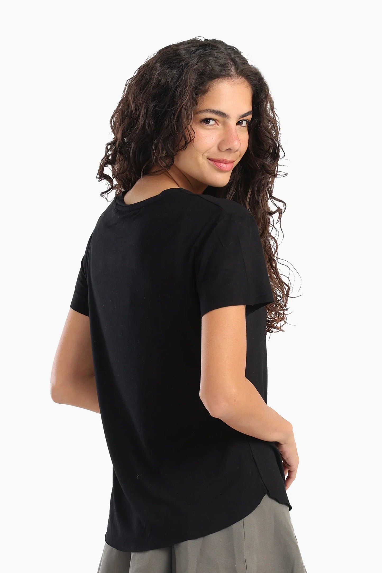 تيشيرت بيجاما باكمام قصيرة فيسكوز - Carinasaudi.com