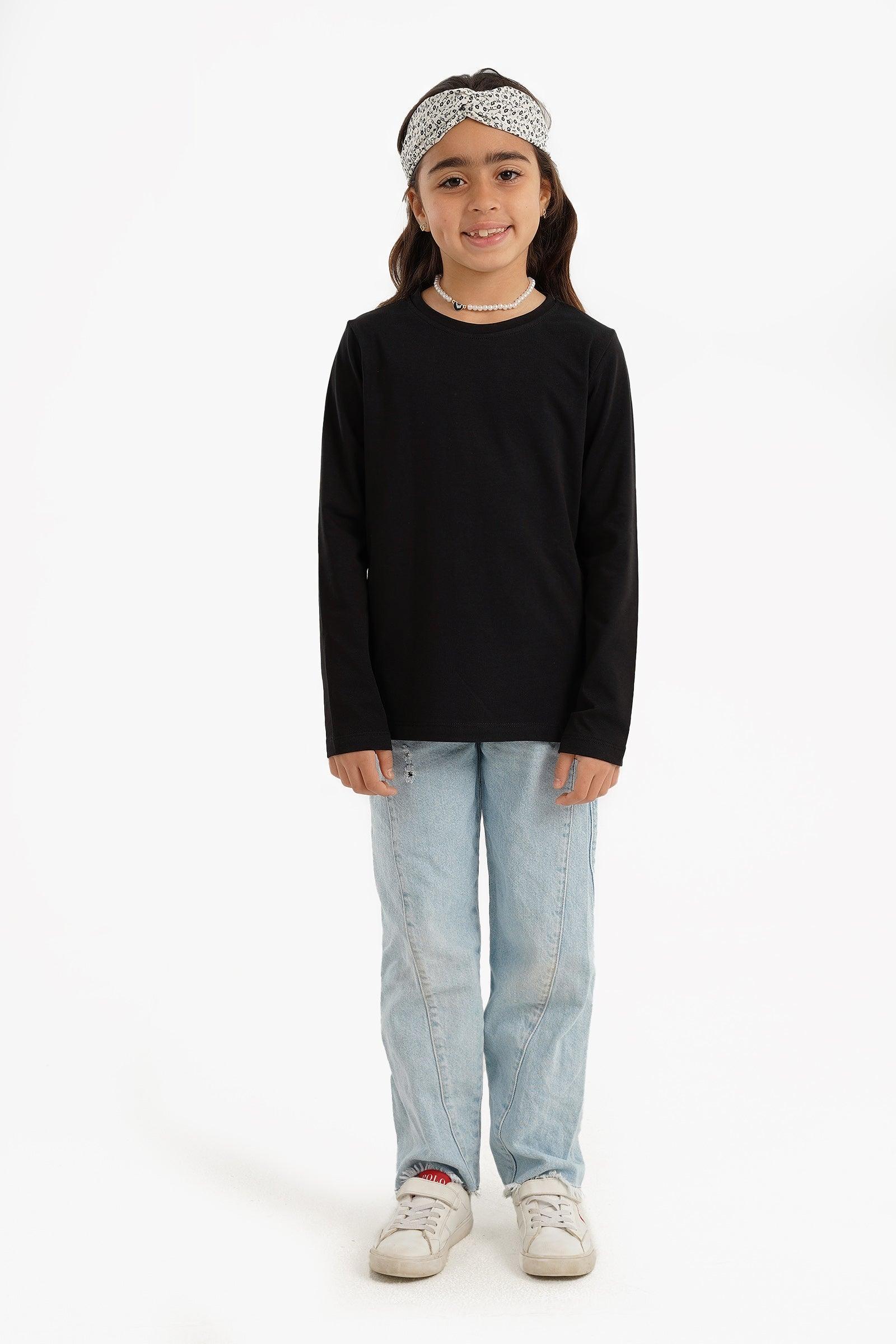 مجموعة من 3 قمصان بأكمام طويلة للبنات - Carinasaudi.com