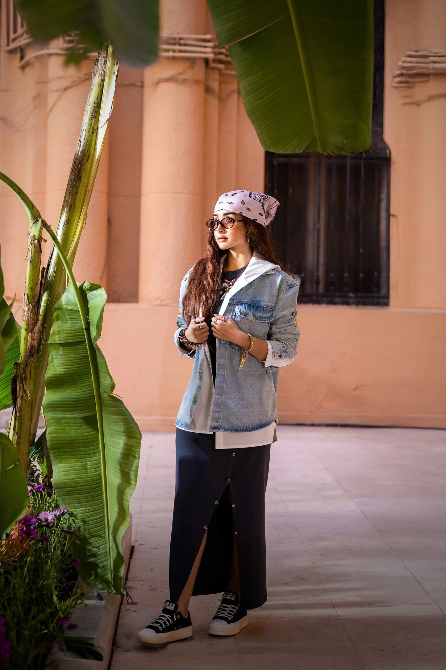 فستان طويل بدون اكمام بازرارا جانبية - Carinasaudi.com