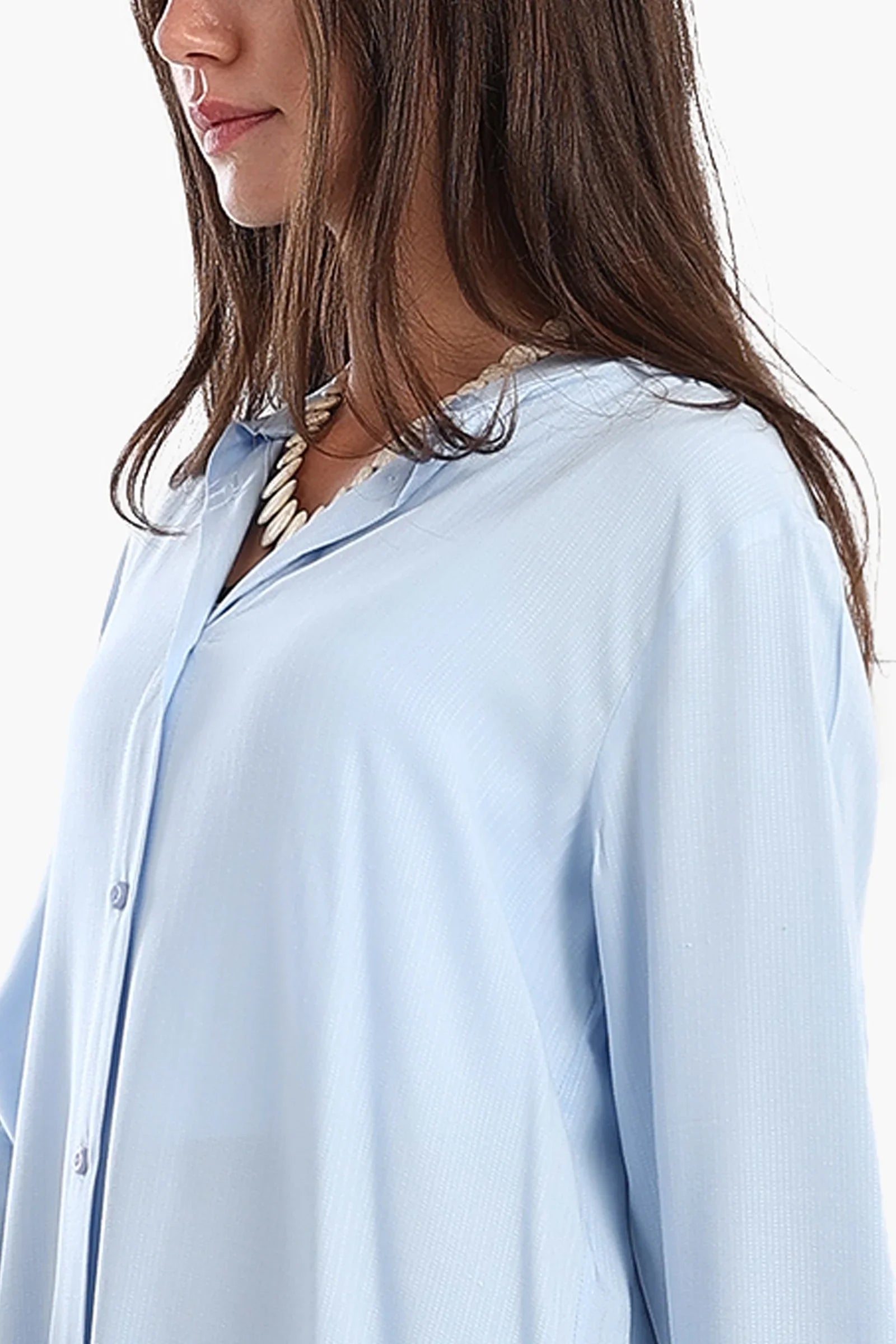 قميص فستان باكمام طويلة - Carinasaudi.com