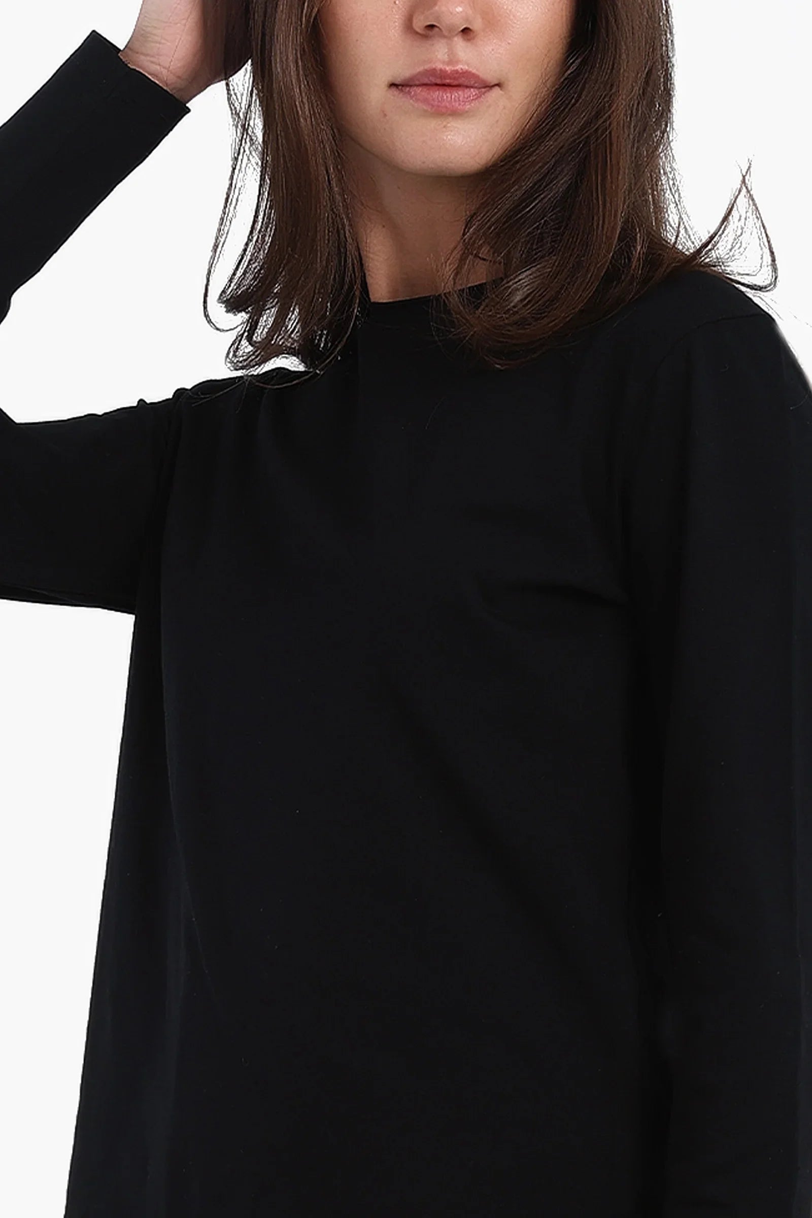 بلوزة قطنية باكمام طويلة - Carinasaudi.com