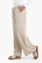 بنطال بخصر عالي و بقصة ساق واسعة - Carinasaudi.com