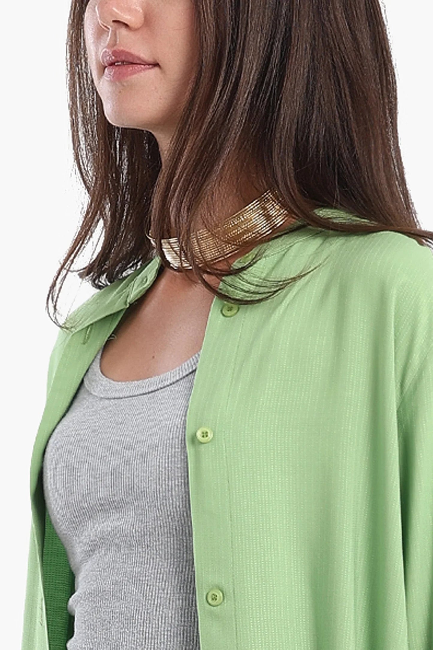 قميص فستان باكمام طويلة - Carinasaudi.com