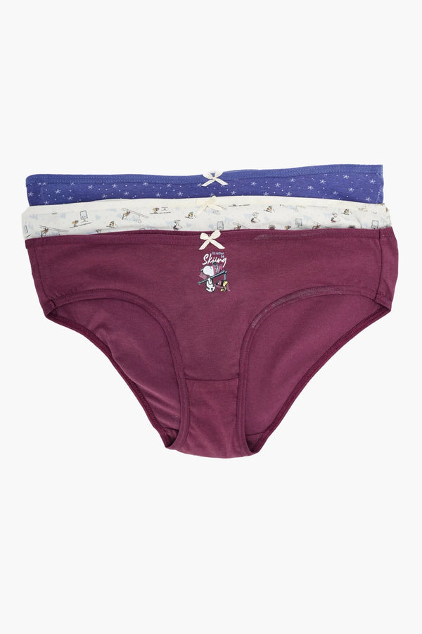 Pack of 3 colorful bikini panties