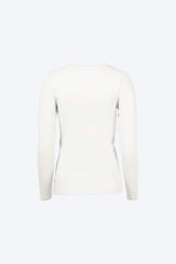 بلوزة قطنية برقبة دائرية - Carinasaudi.com