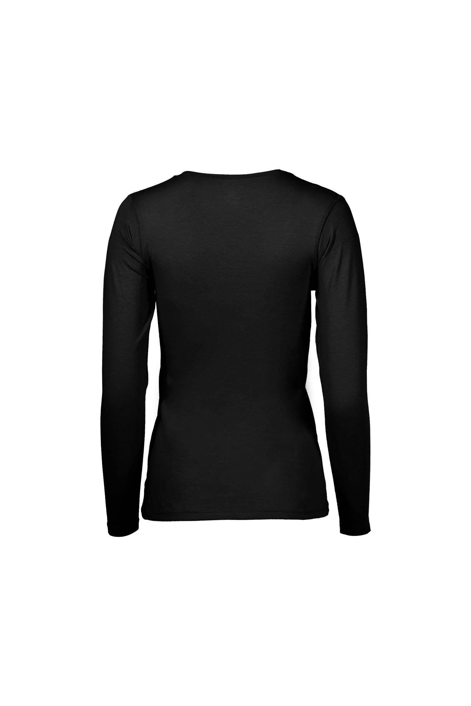 بلوزة قطنية برقبة دائرية - Carinasaudi.com