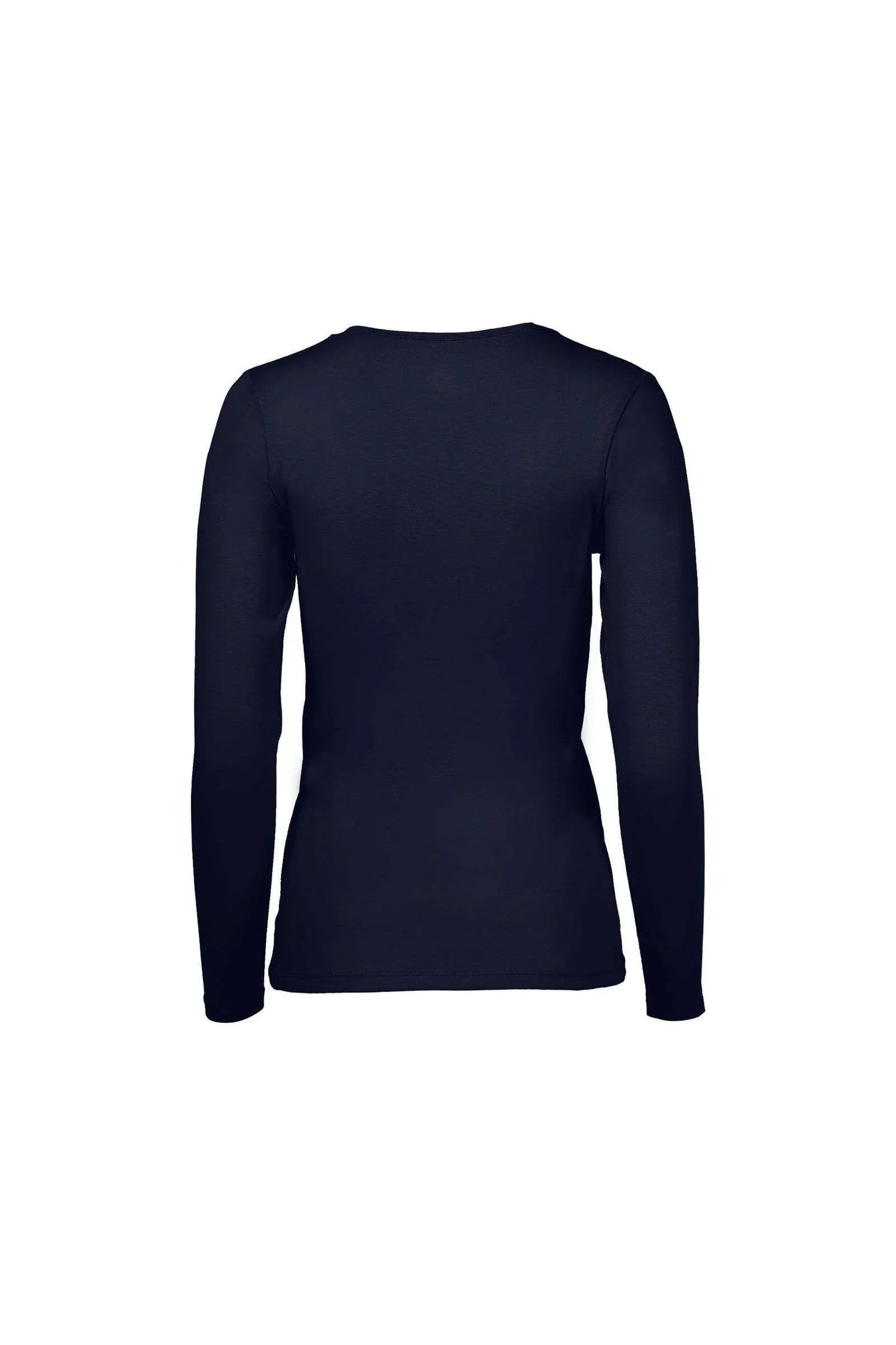 بلوزة قطنية برقبة دائرية - Carinasaudi.com