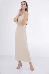 فستان قطن بدون أكمام - Carinasaudi.com