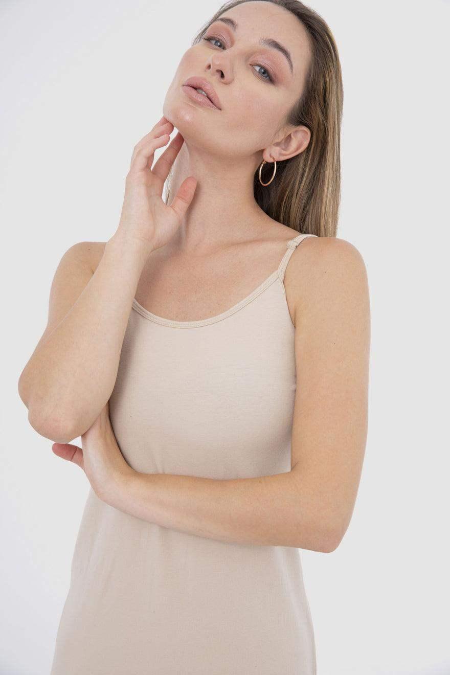 فستان قطن بدون أكمام - Carinasaudi.com