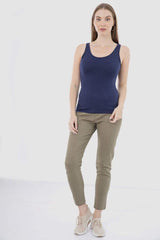 بلوزة قطنية بدون اكمام - Carinasaudi.com