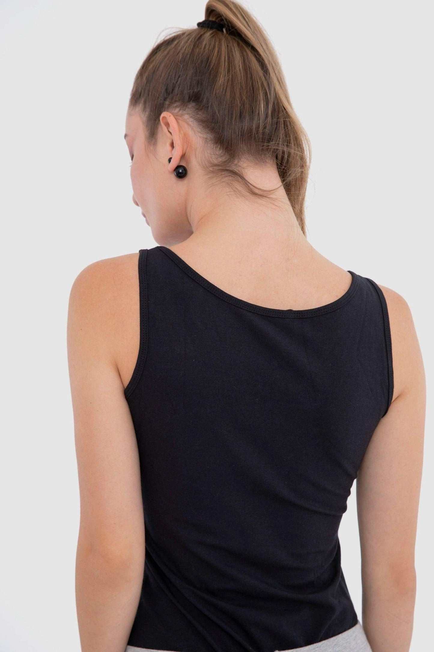 بلوزة قطنية بدون اكمام - Carinasaudi.com