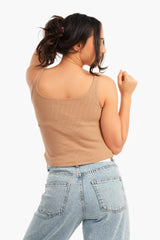 بلوزة قصيرة بدون اكمام - Carinasaudi.com