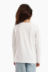 بلوزة بناتية بأكمام طويلة - Carinasaudi.com