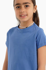 بلوزة بناتية بأكمام قصيرة - Carinasaudi.com