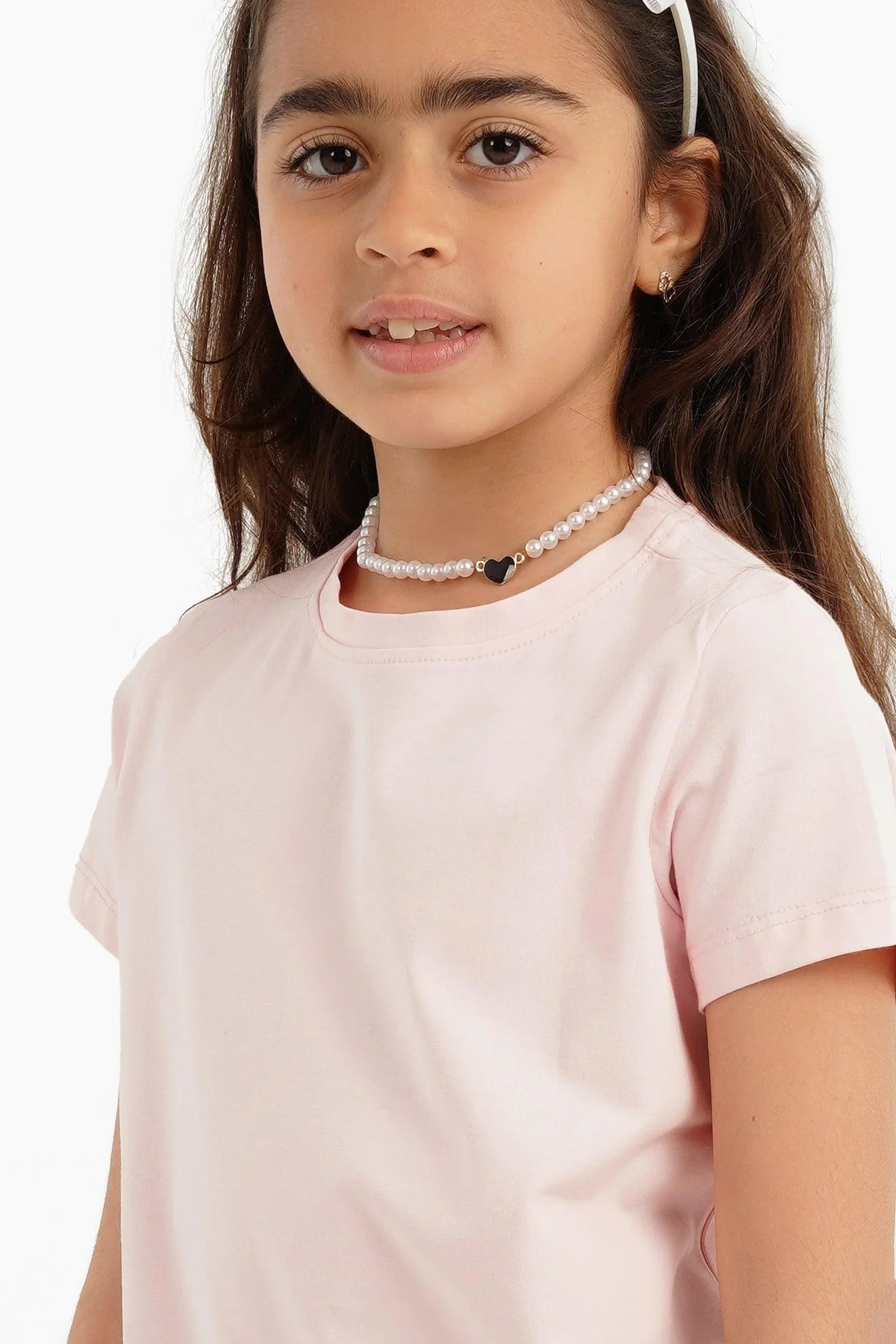 بلوزة بناتية بأكمام قصيرة - Carinasaudi.com