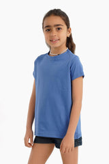 بلوزة بناتية بأكمام قصيرة - Carinasaudi.com