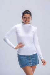 بلوزة بدون رقبة عالية - Carinasaudi.com