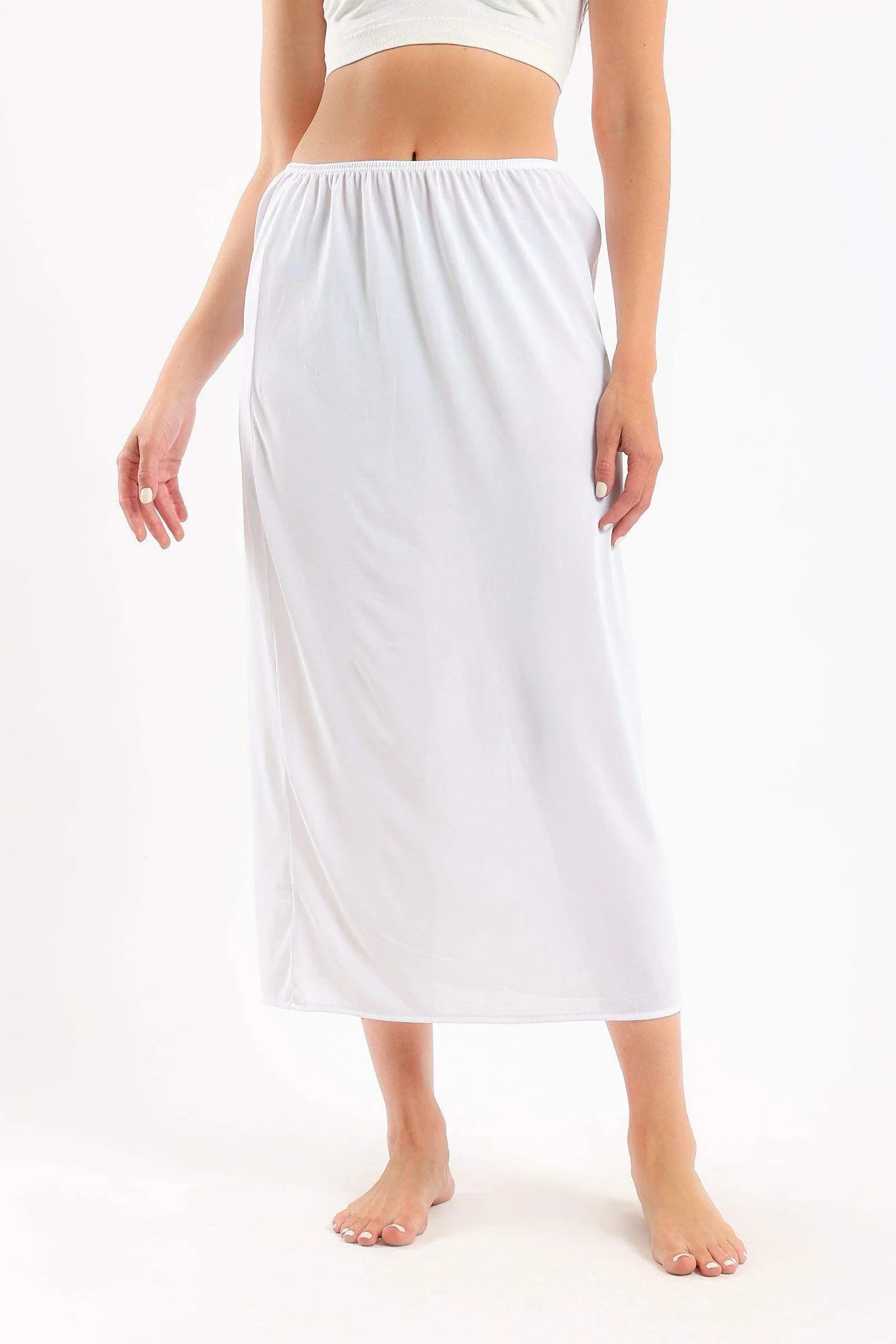 تنورة قطن داخلية متوسطة الطول - Carinasaudi.com