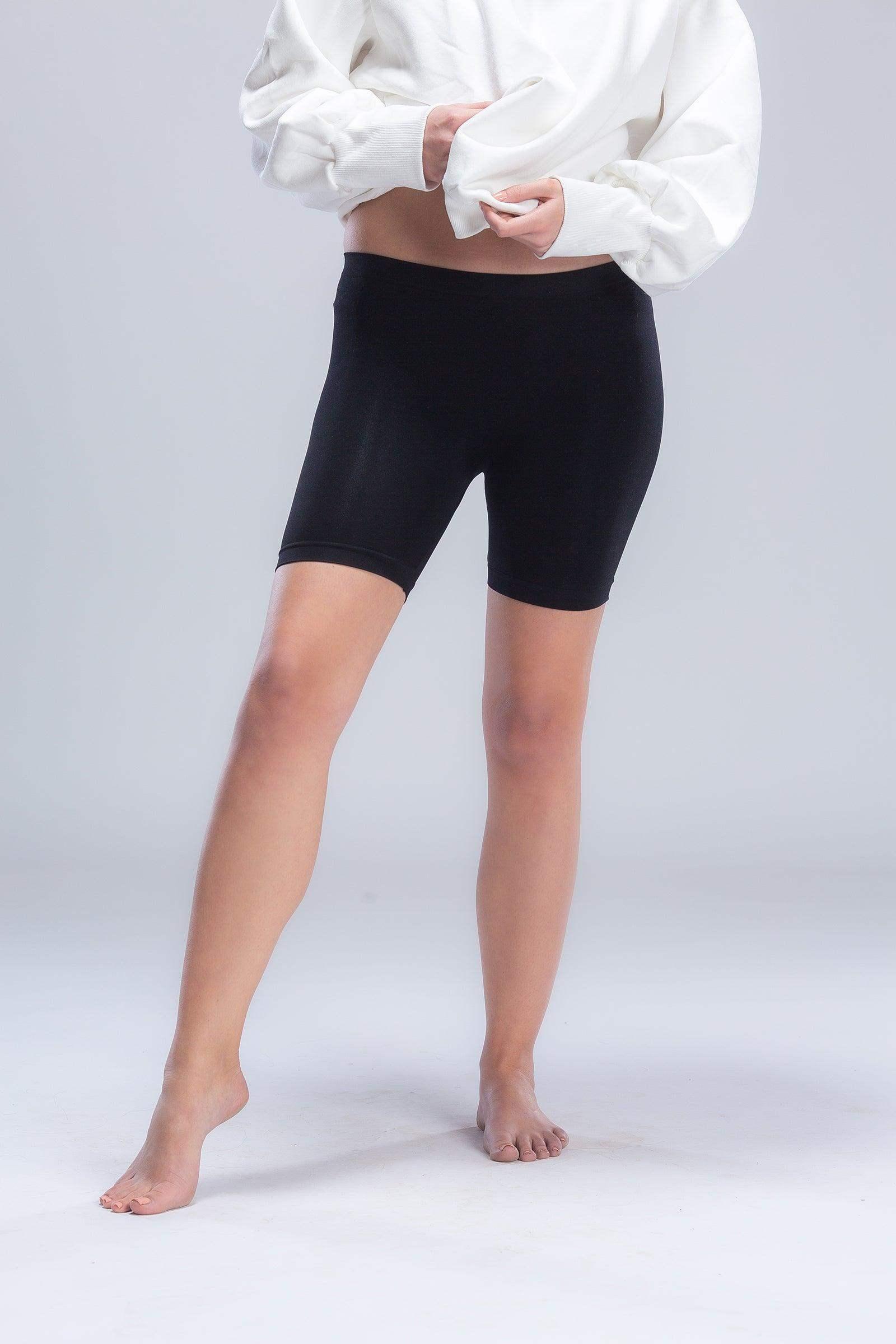 شورت مايكروفيبر متوسط الطول - Carinasaudi.com