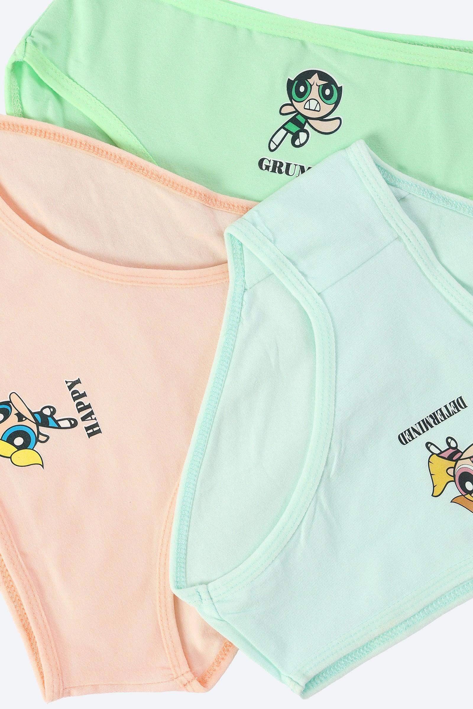 مجموعة من 3 سراويل داخلية للبنات - Carinasaudi.com